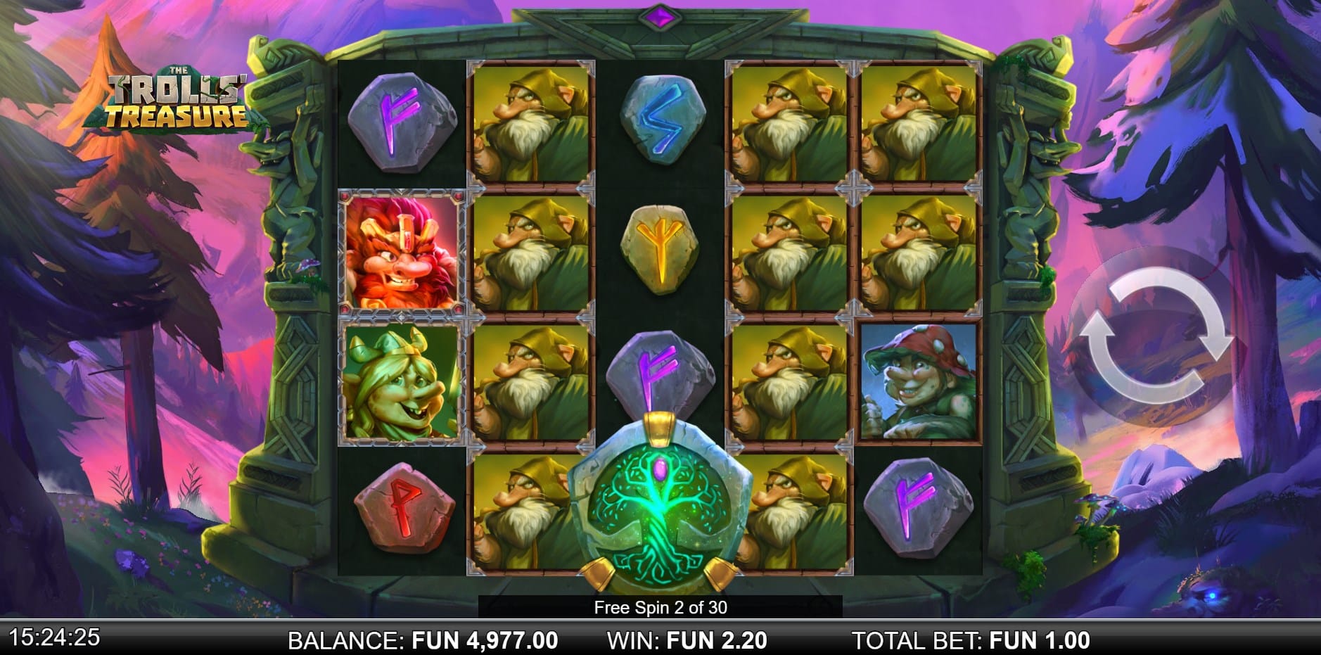 The Trolls' Treasure slot