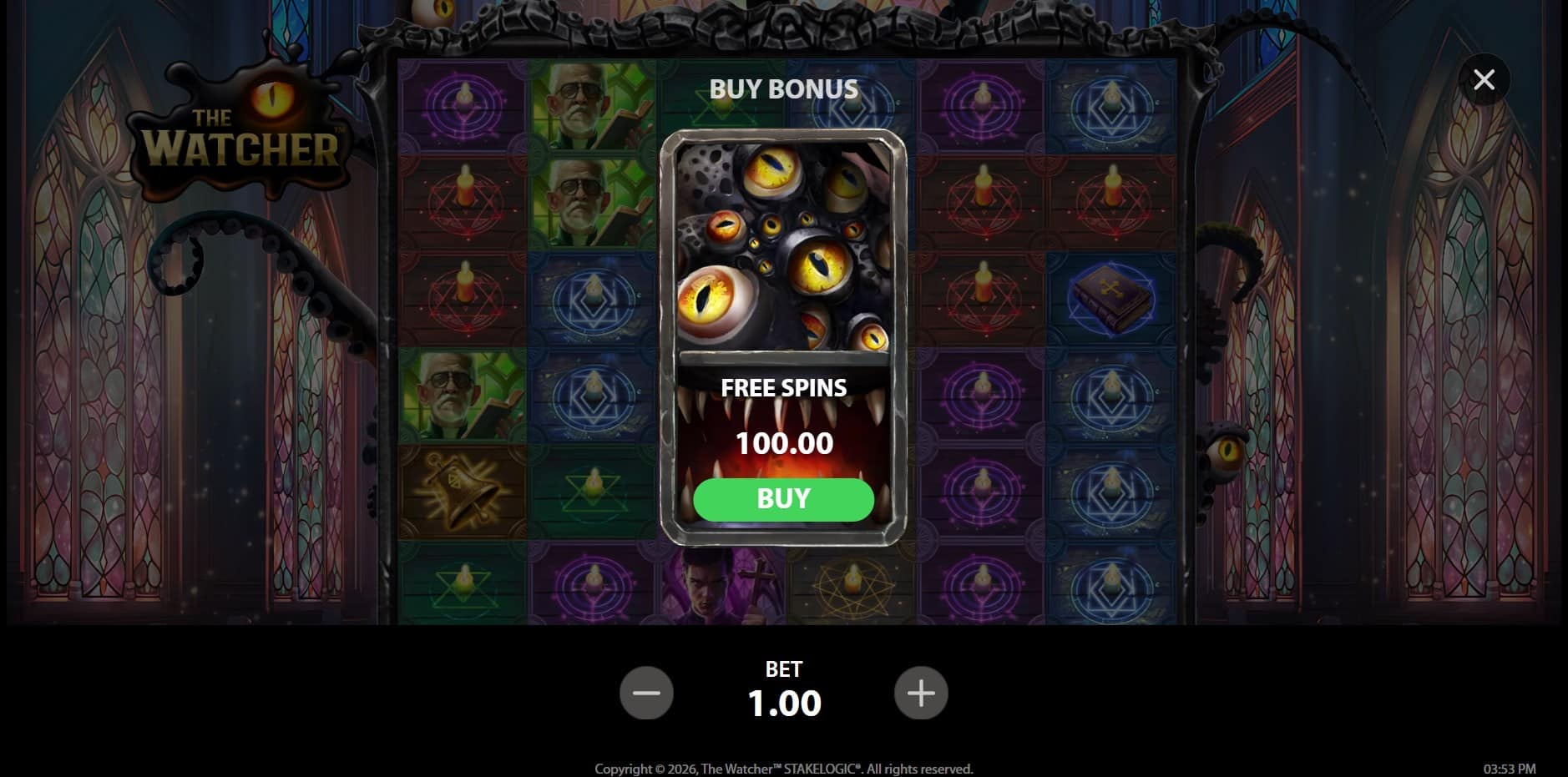 The Watcher slot