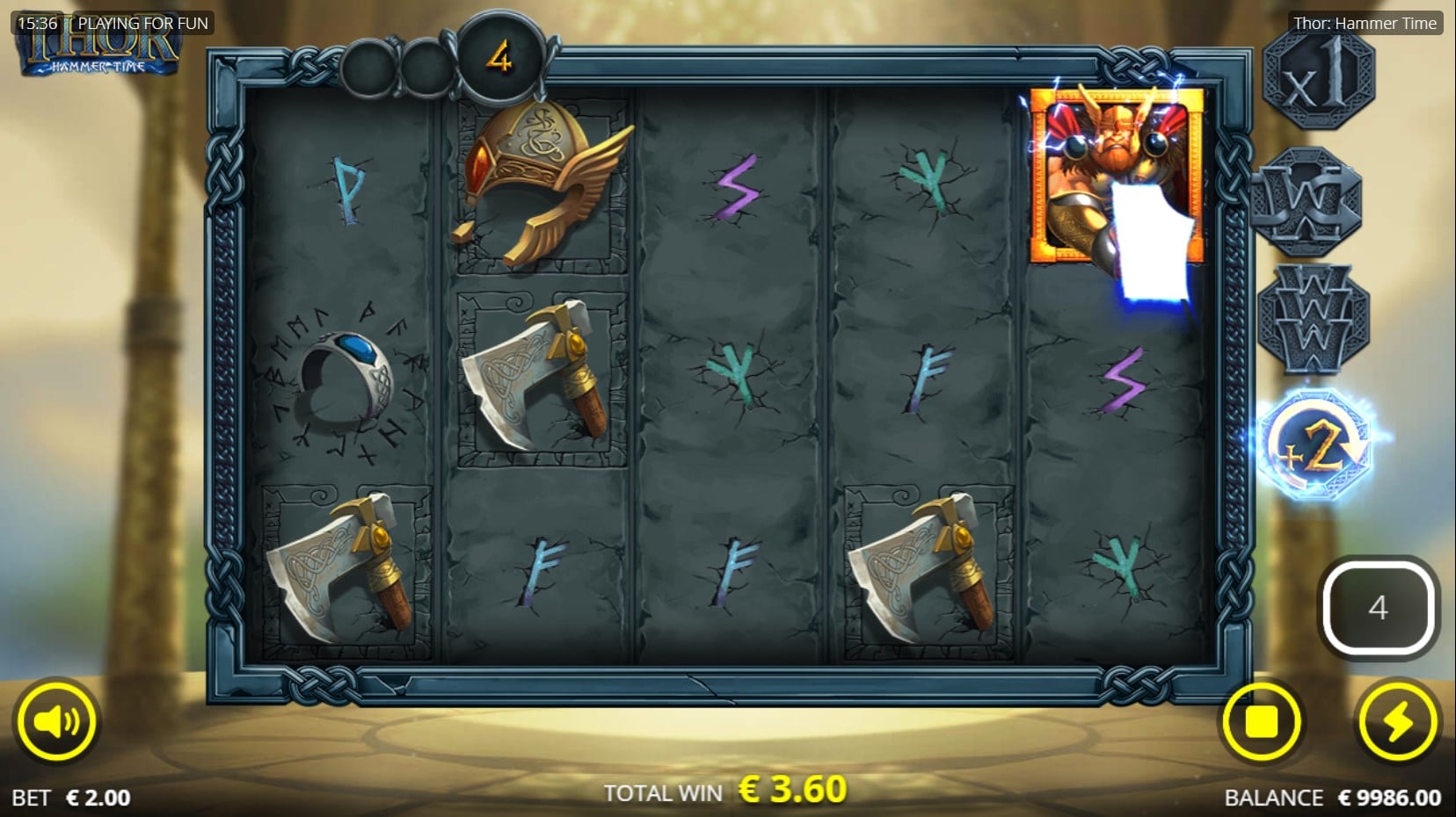 Thor: Hammer Time slot