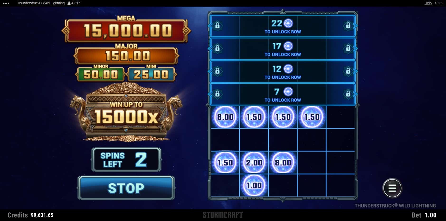 Thunderstruck Wild Lightning slot