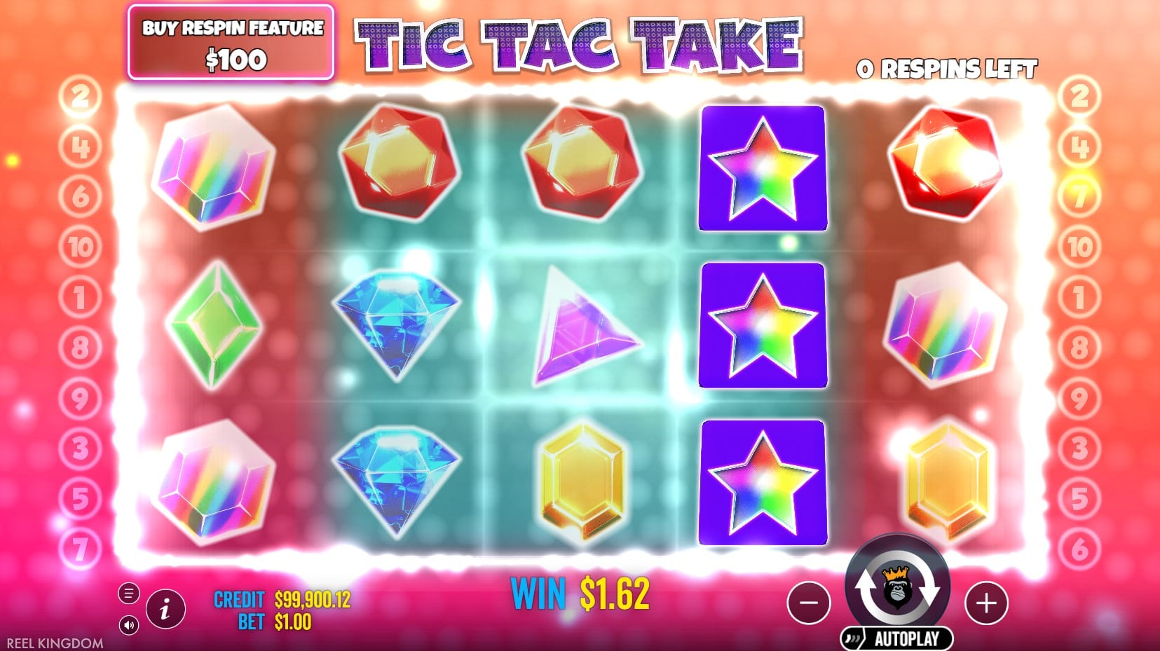 Tic Tac Take slot