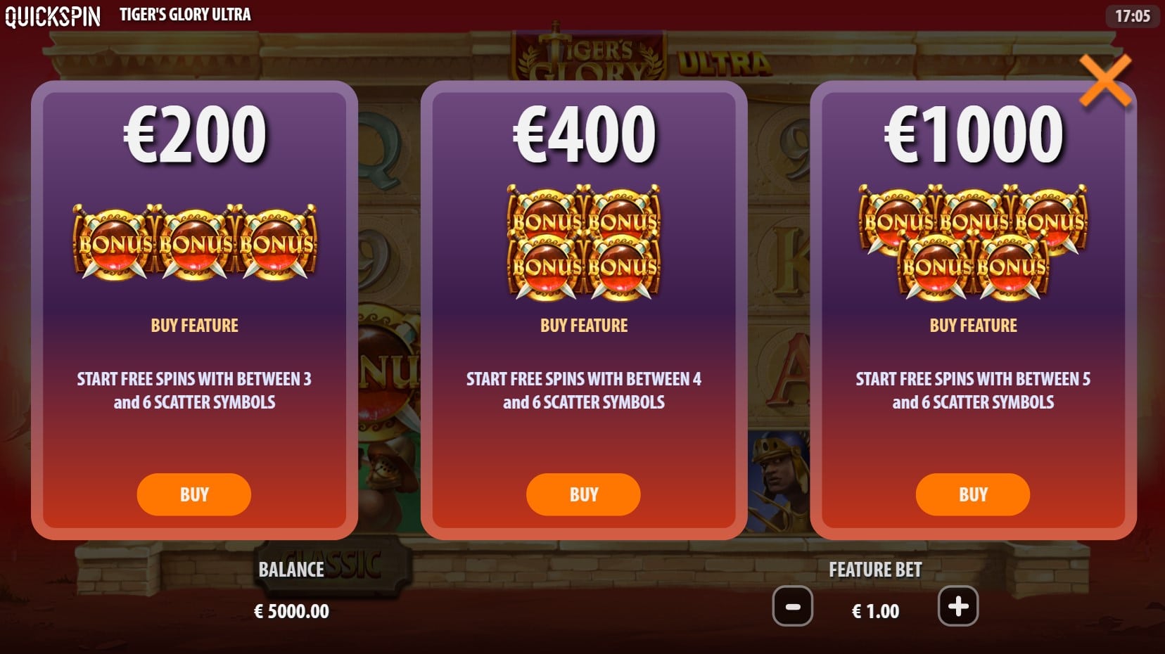 Tiger's Glory Ultra slot