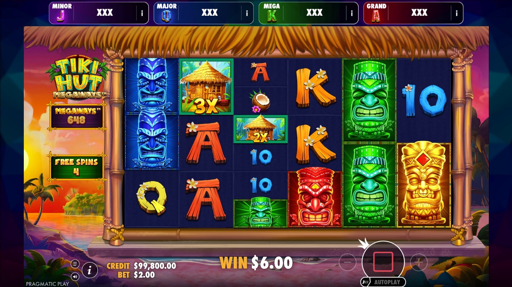 Tiki Hut Megaways slot