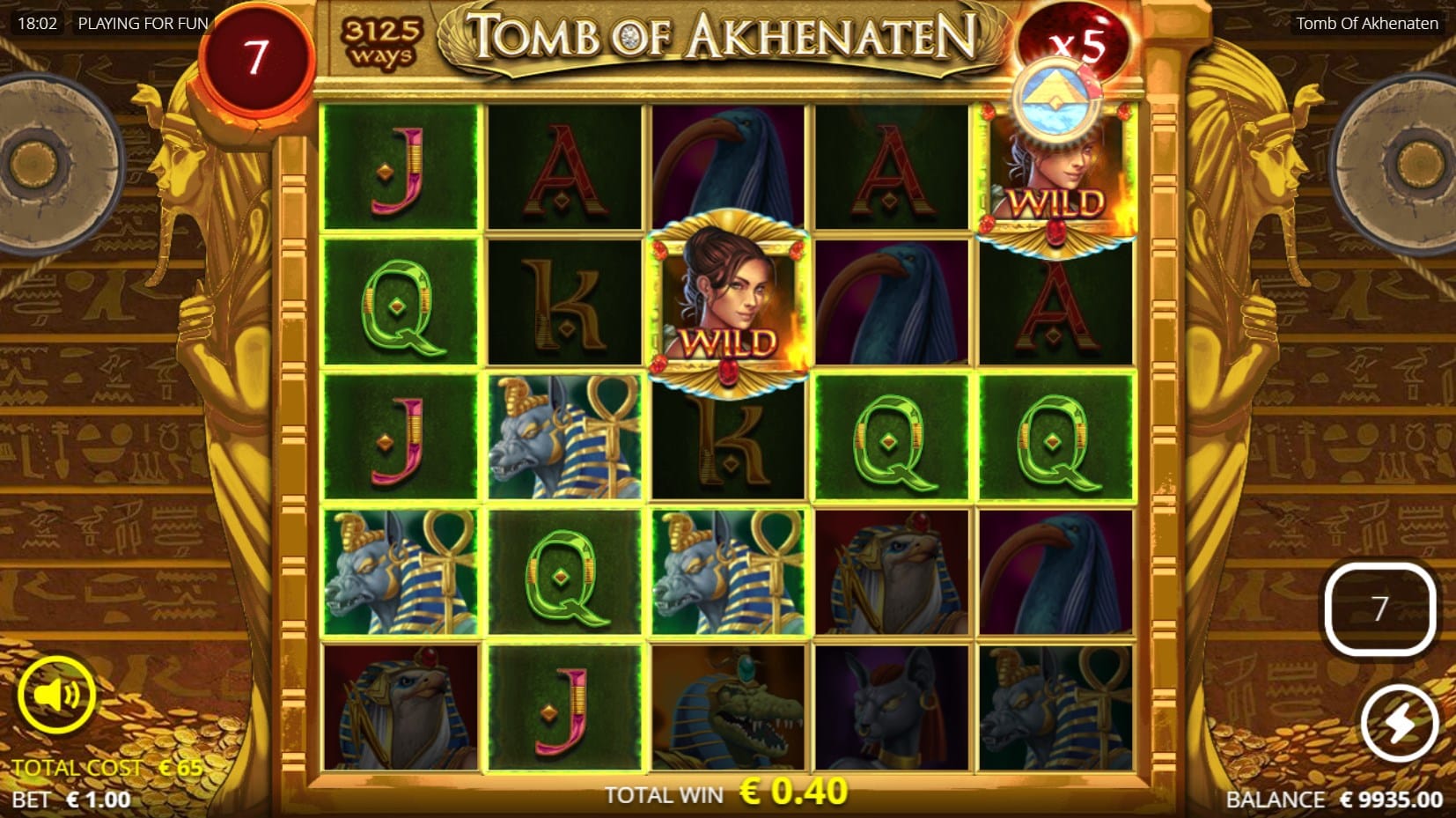 Tomb of Akhenaten slot