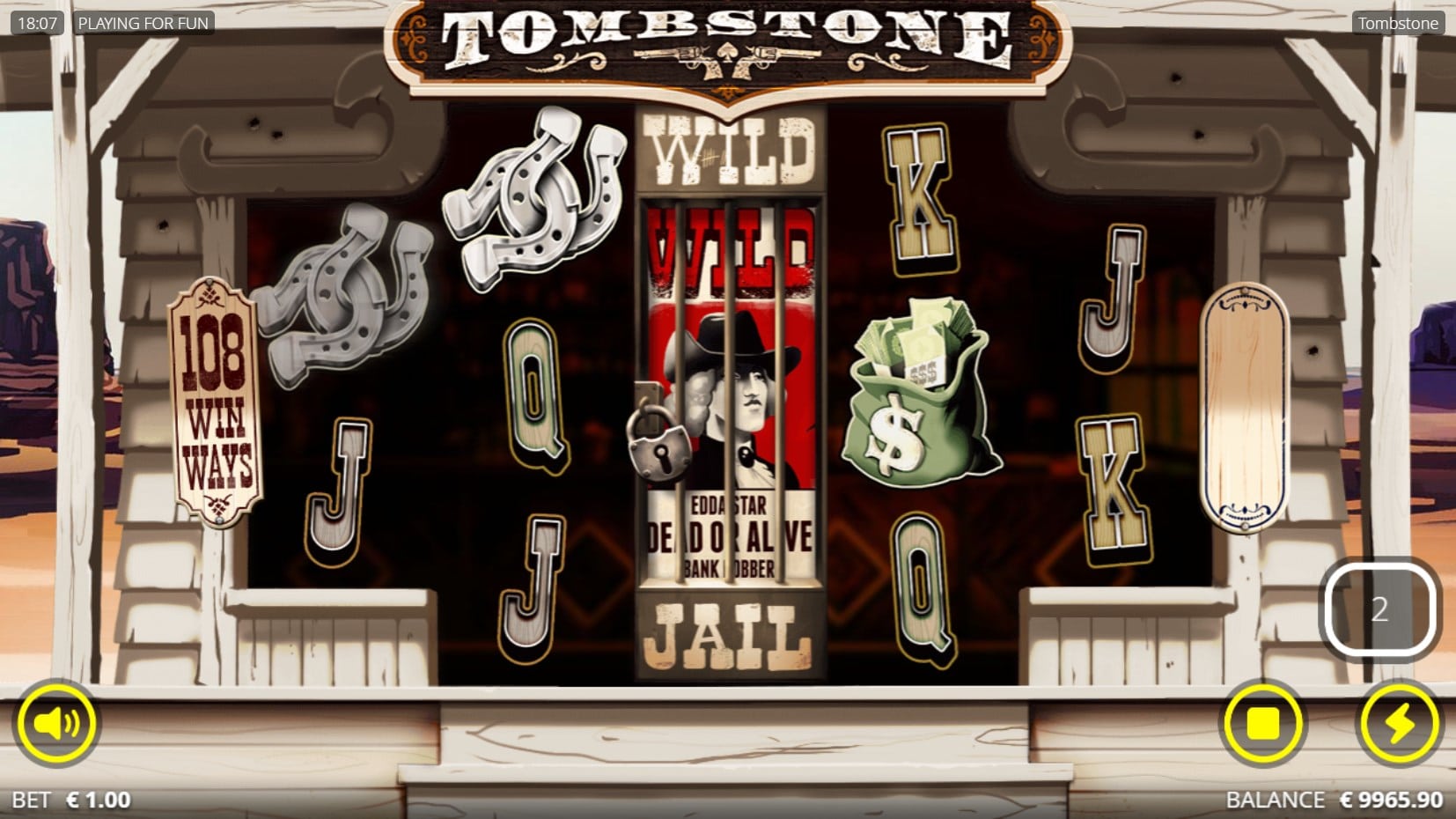 Tombstone slot