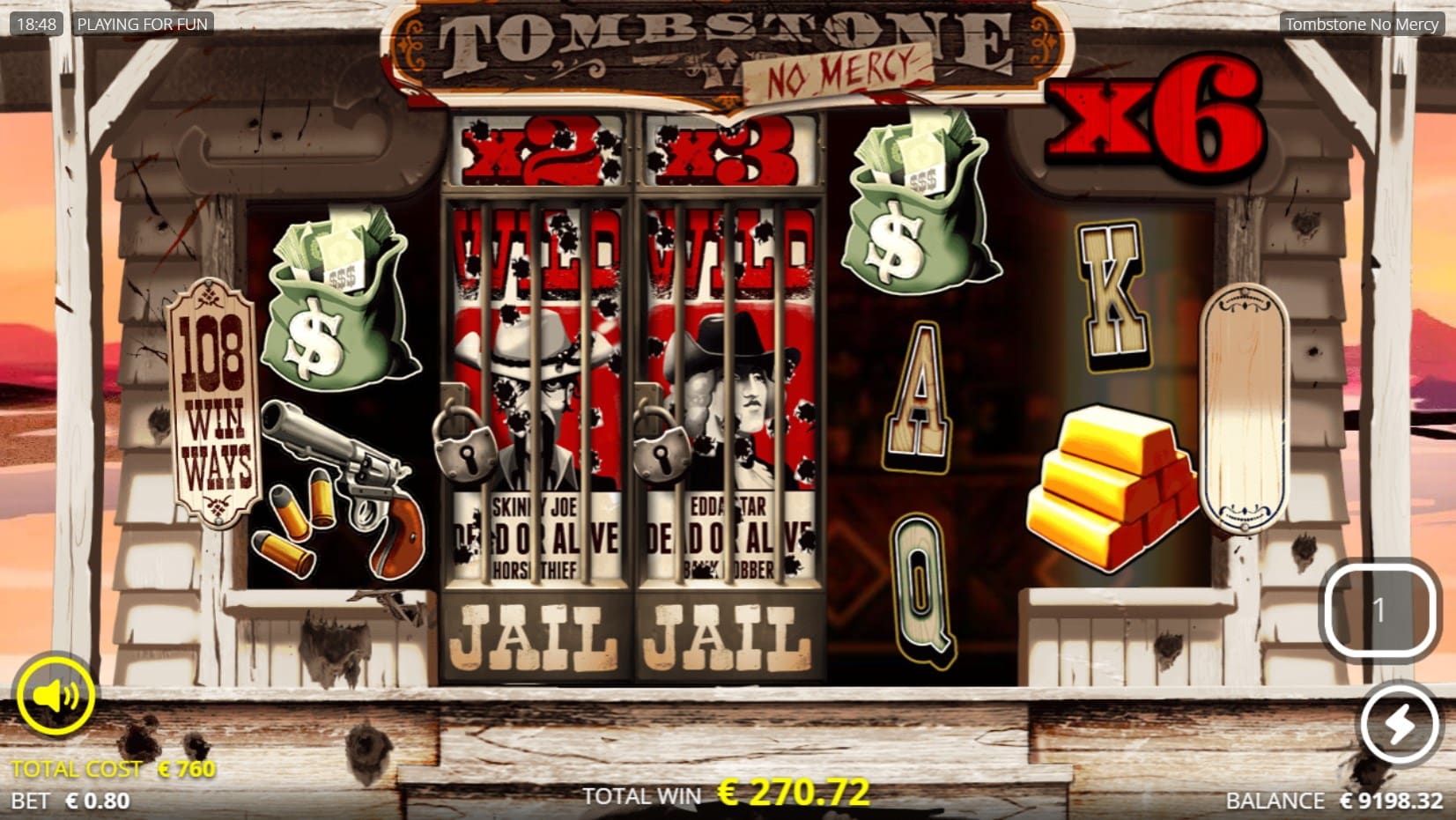 Tombstone No Mercy slot