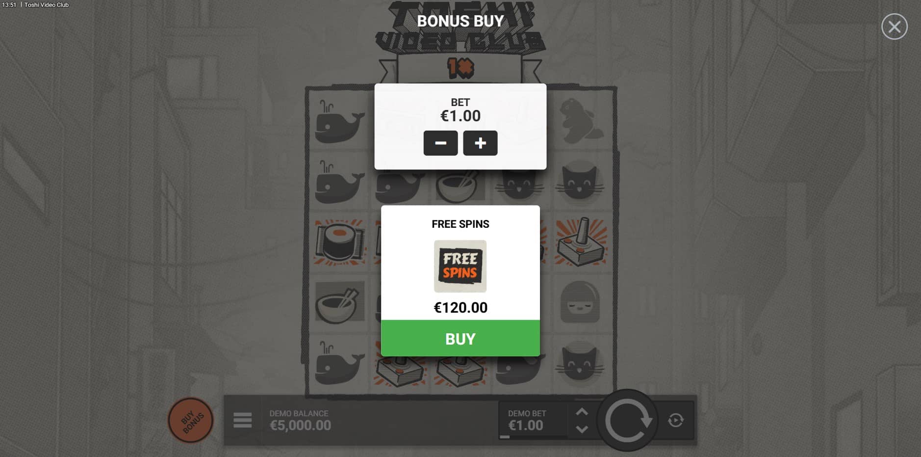 Toshi Video Club slot