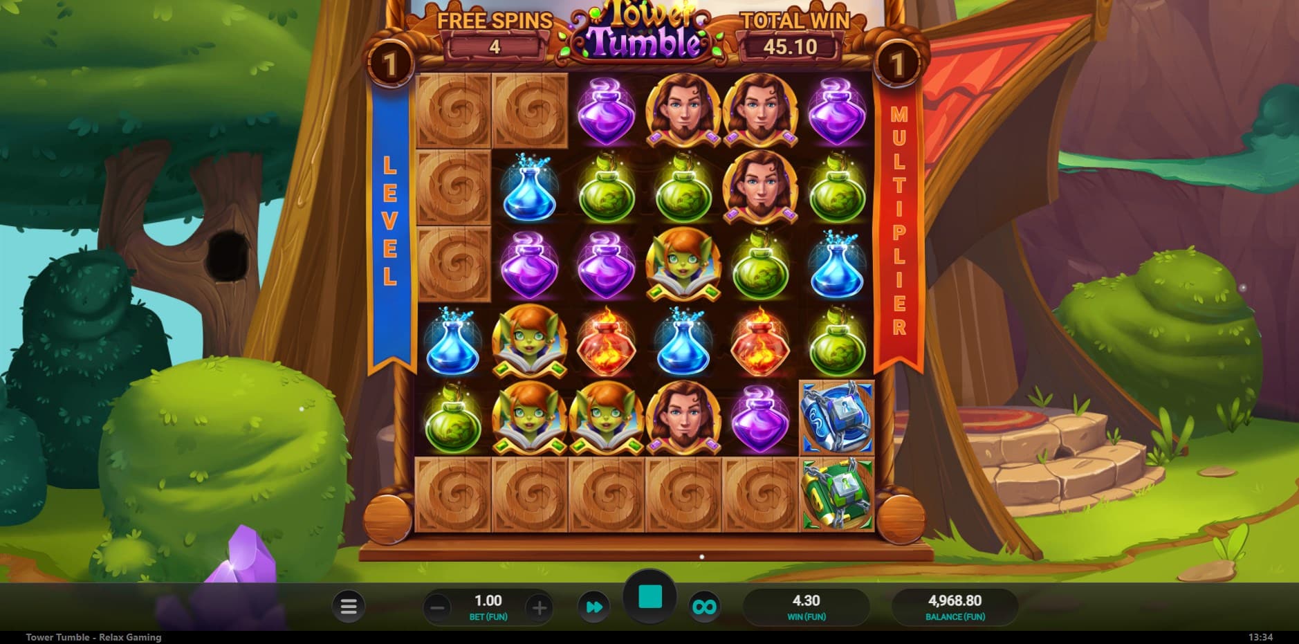 Tower Tumble slot