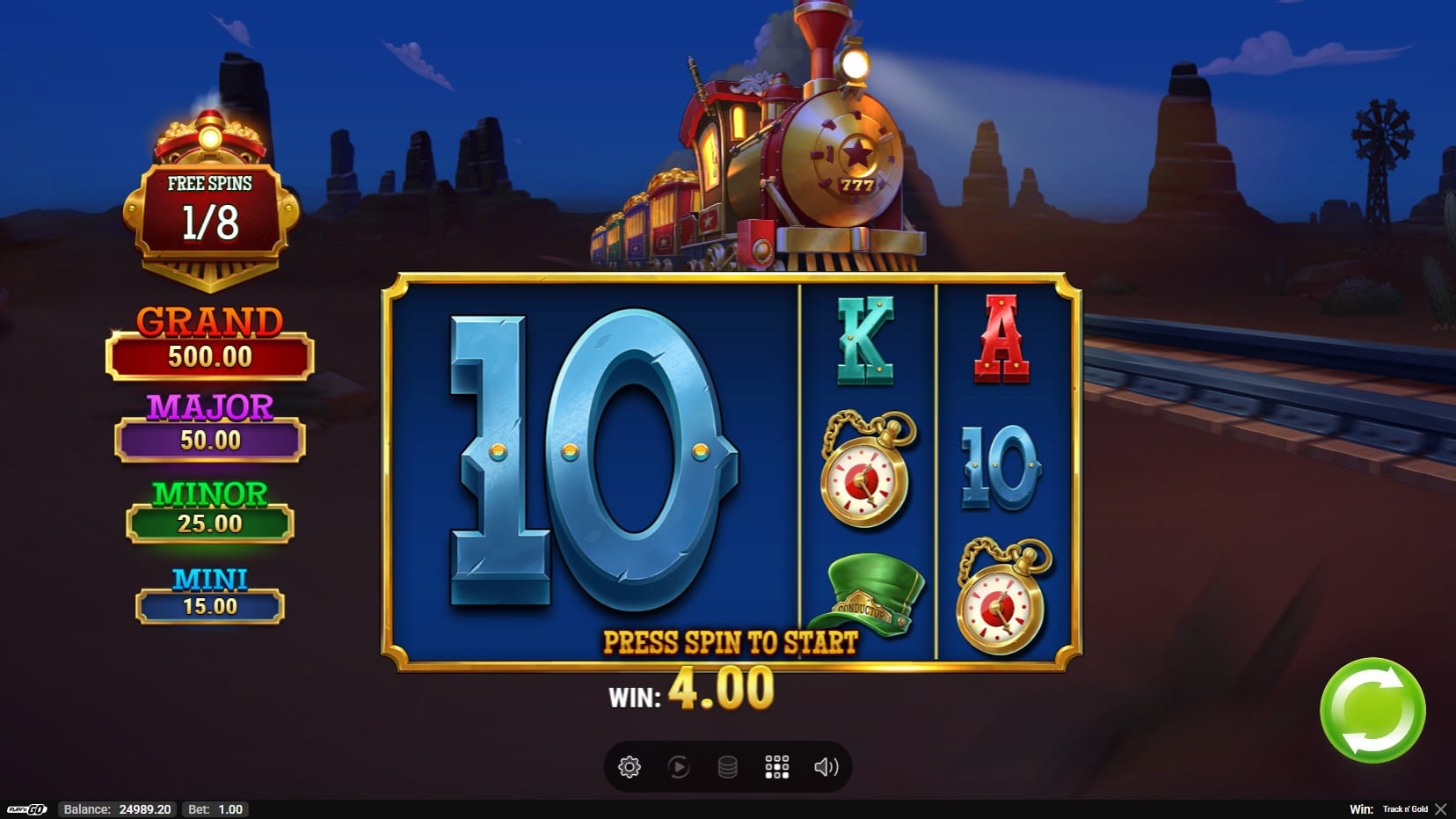 Track n' Gold slot