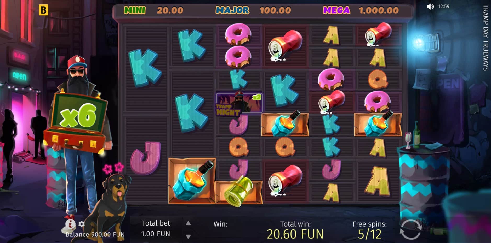 Tramp Day Trueways slot