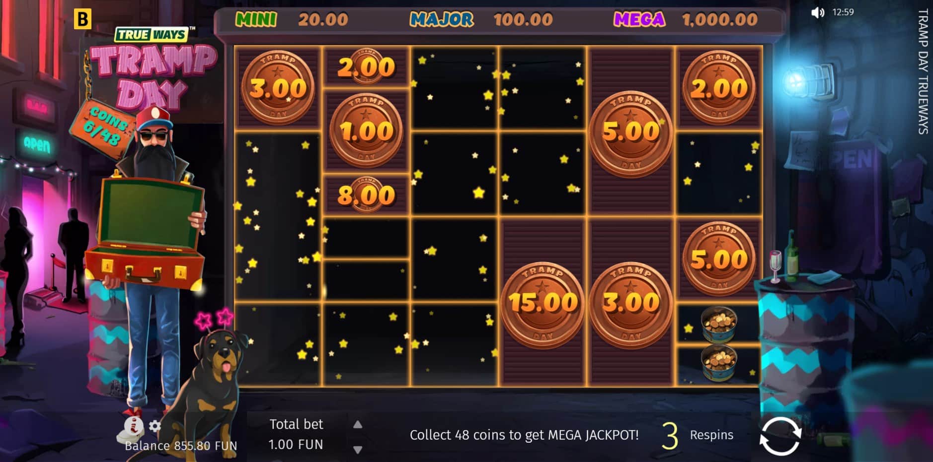Tramp Day Trueways slot