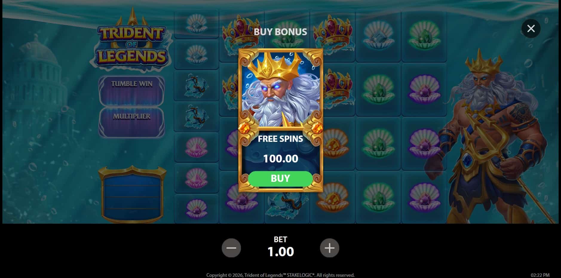 Trident of Legends slot