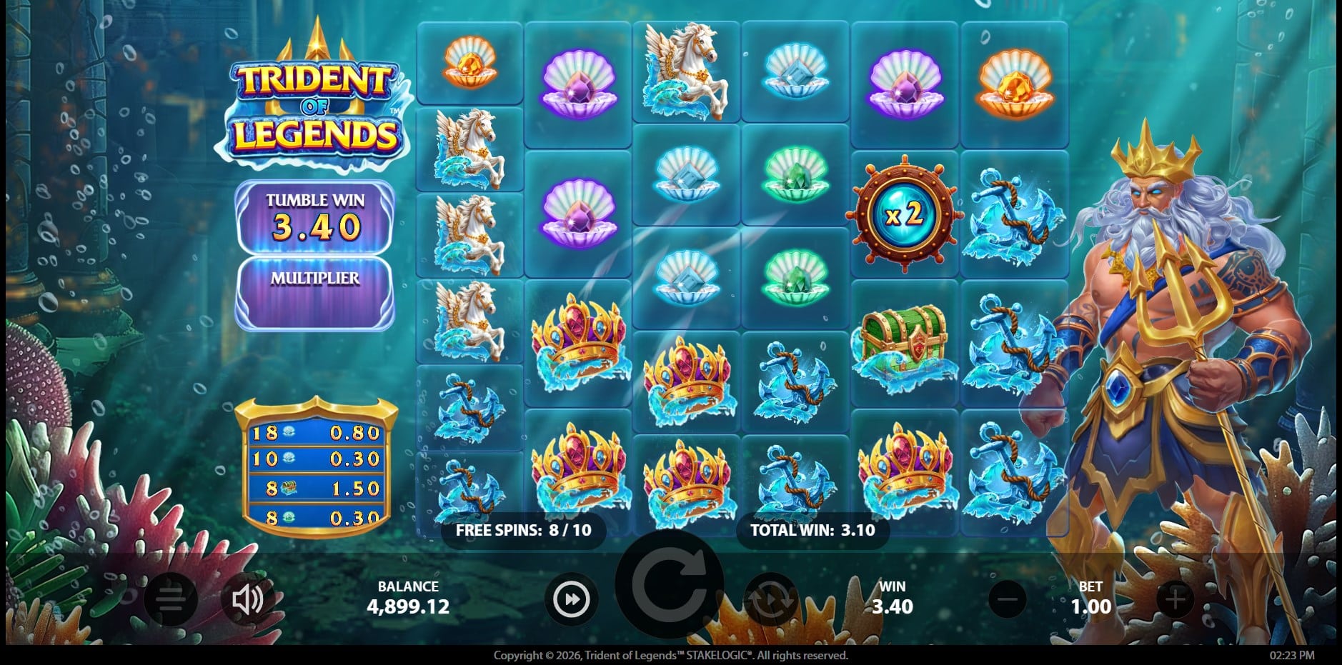 Trident of Legends slot