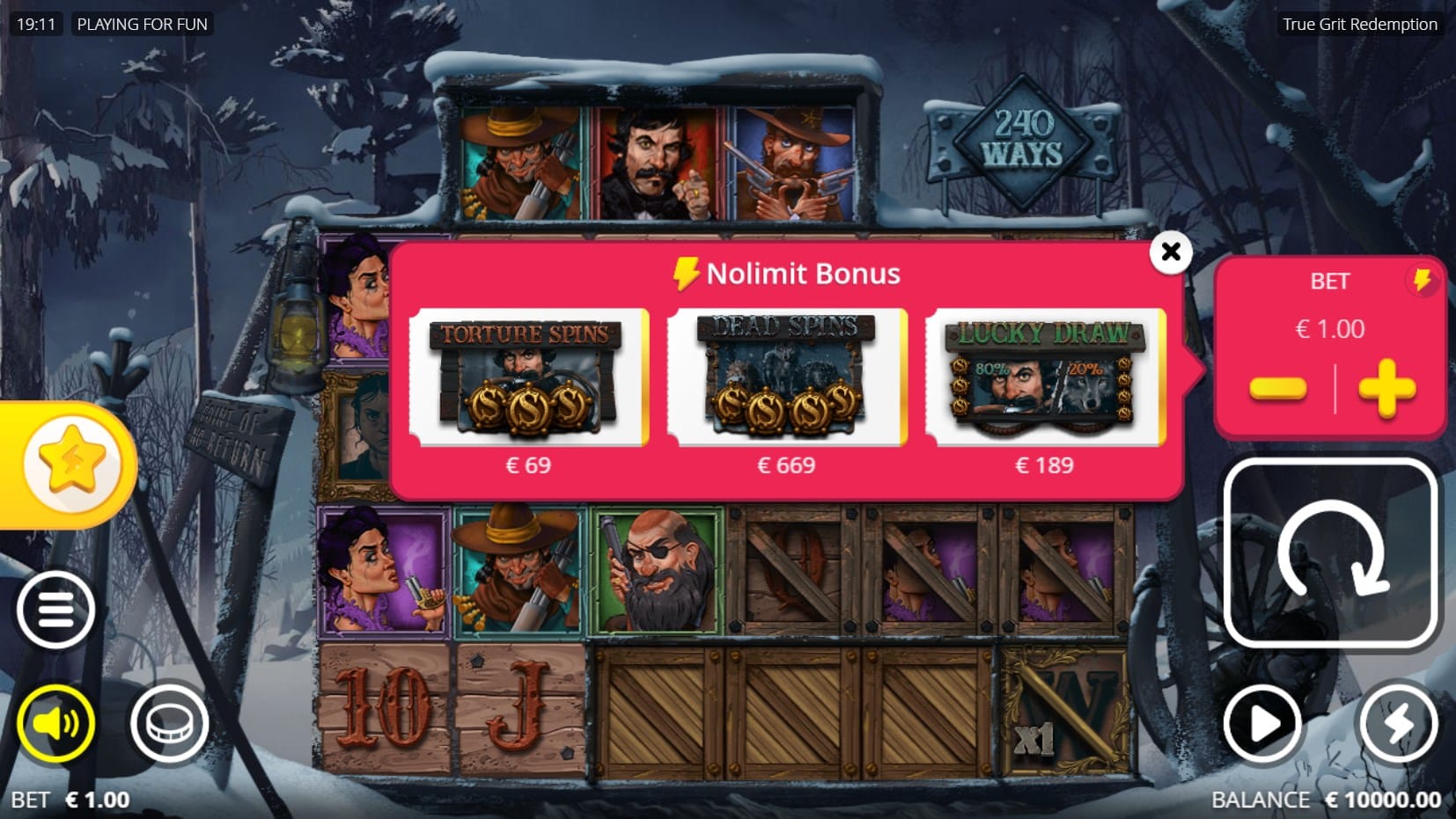 True Grit Redemption slot