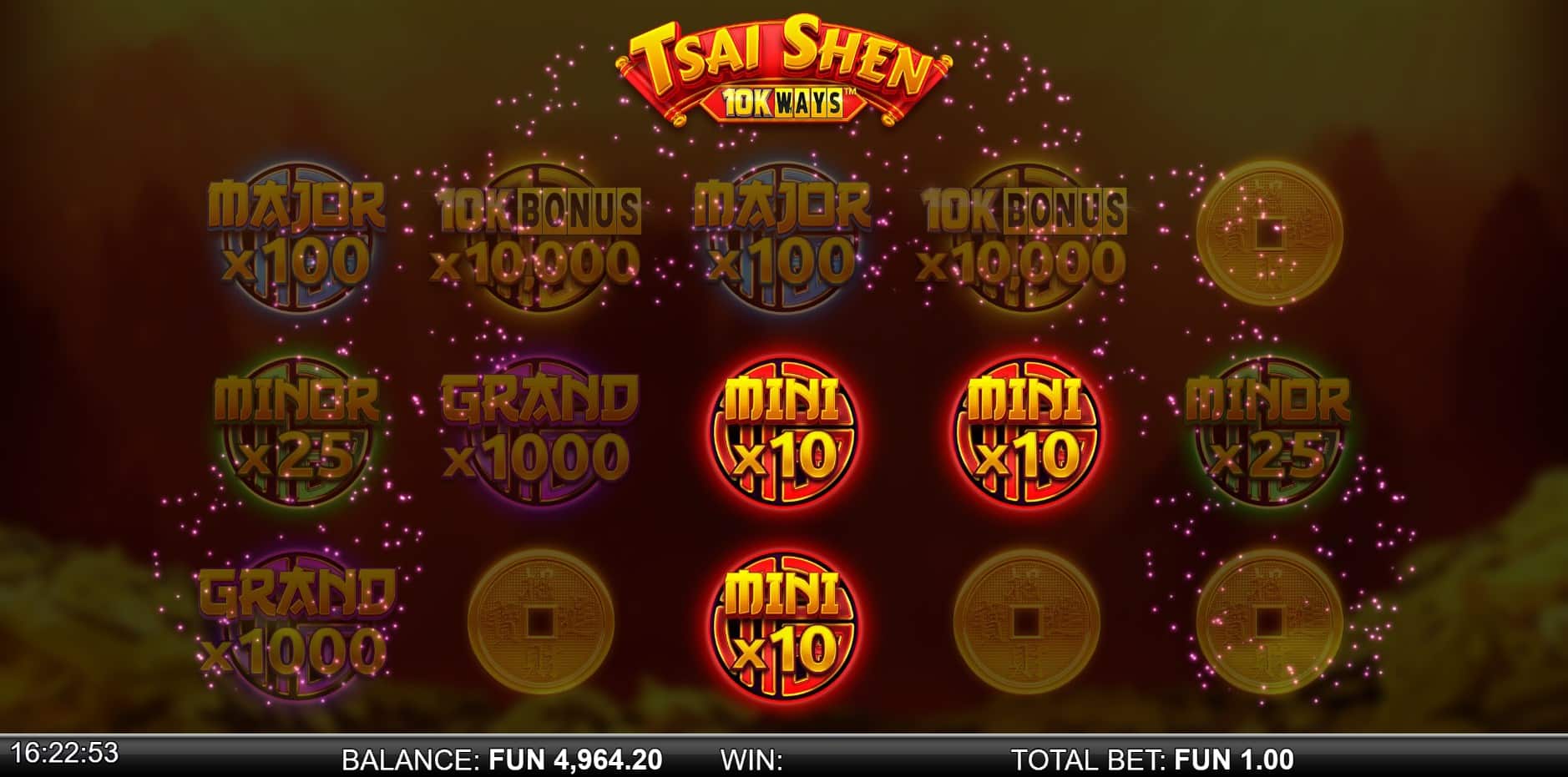 Tsai Shen 10k Ways Dream Drop slot