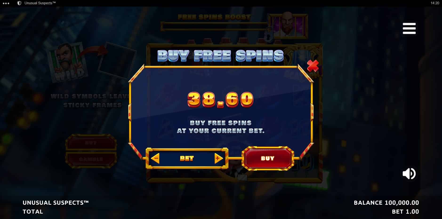 Unusual Suspects slot