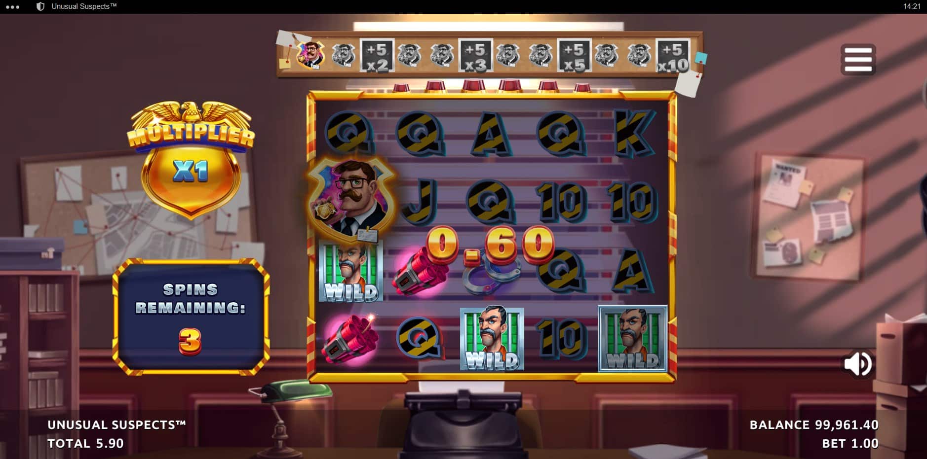 Unusual Suspects slot