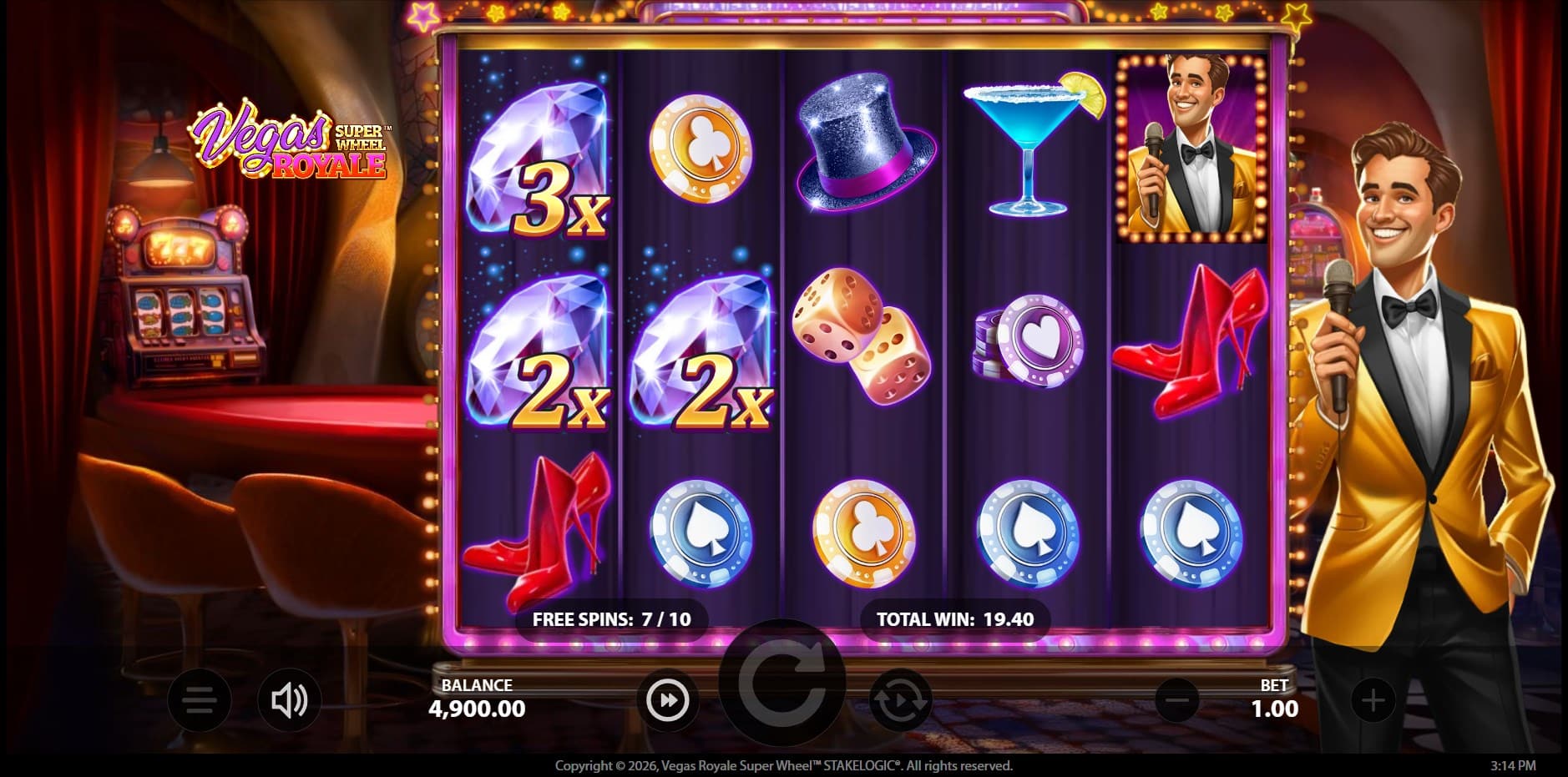 Vegas Royale Super Wheel slot