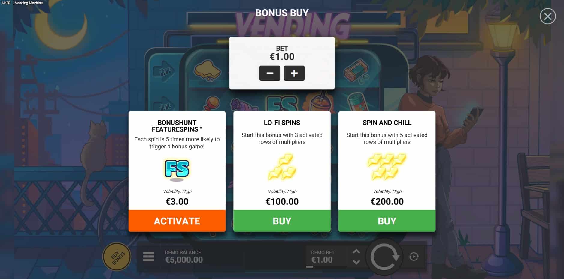 Vending Machine slot