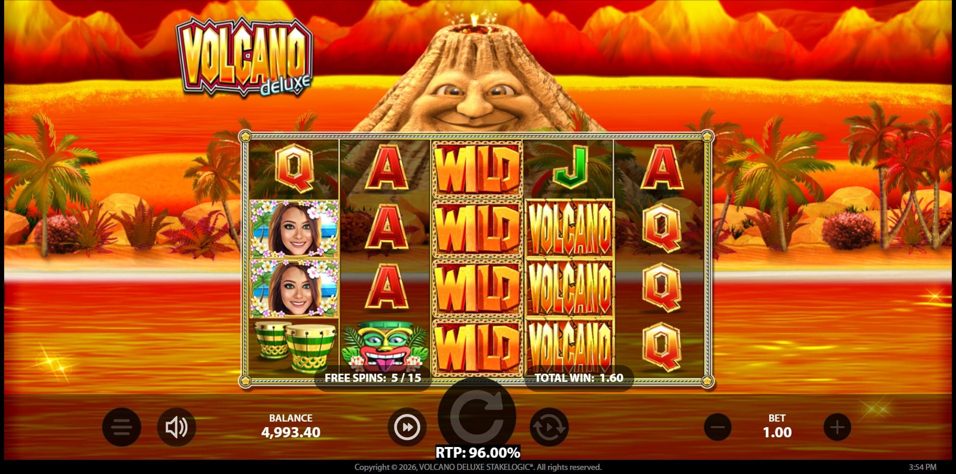 Volcano Deluxe slot