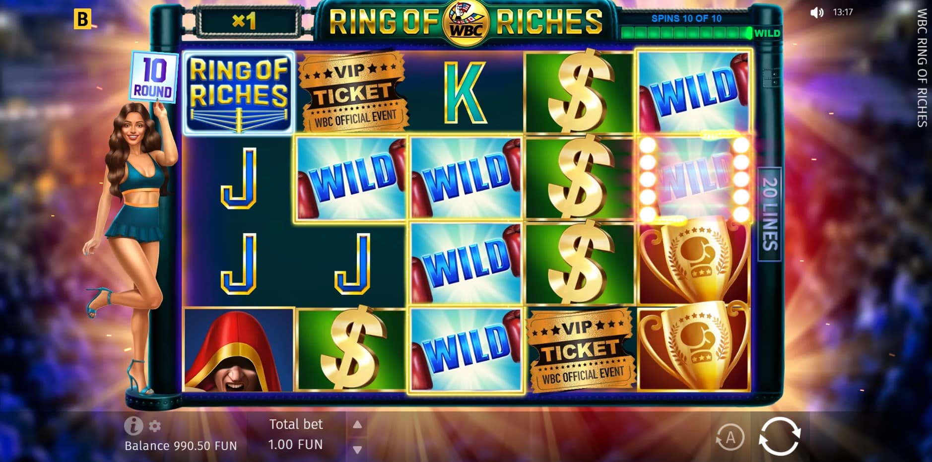 WBC Ring of Riches slot