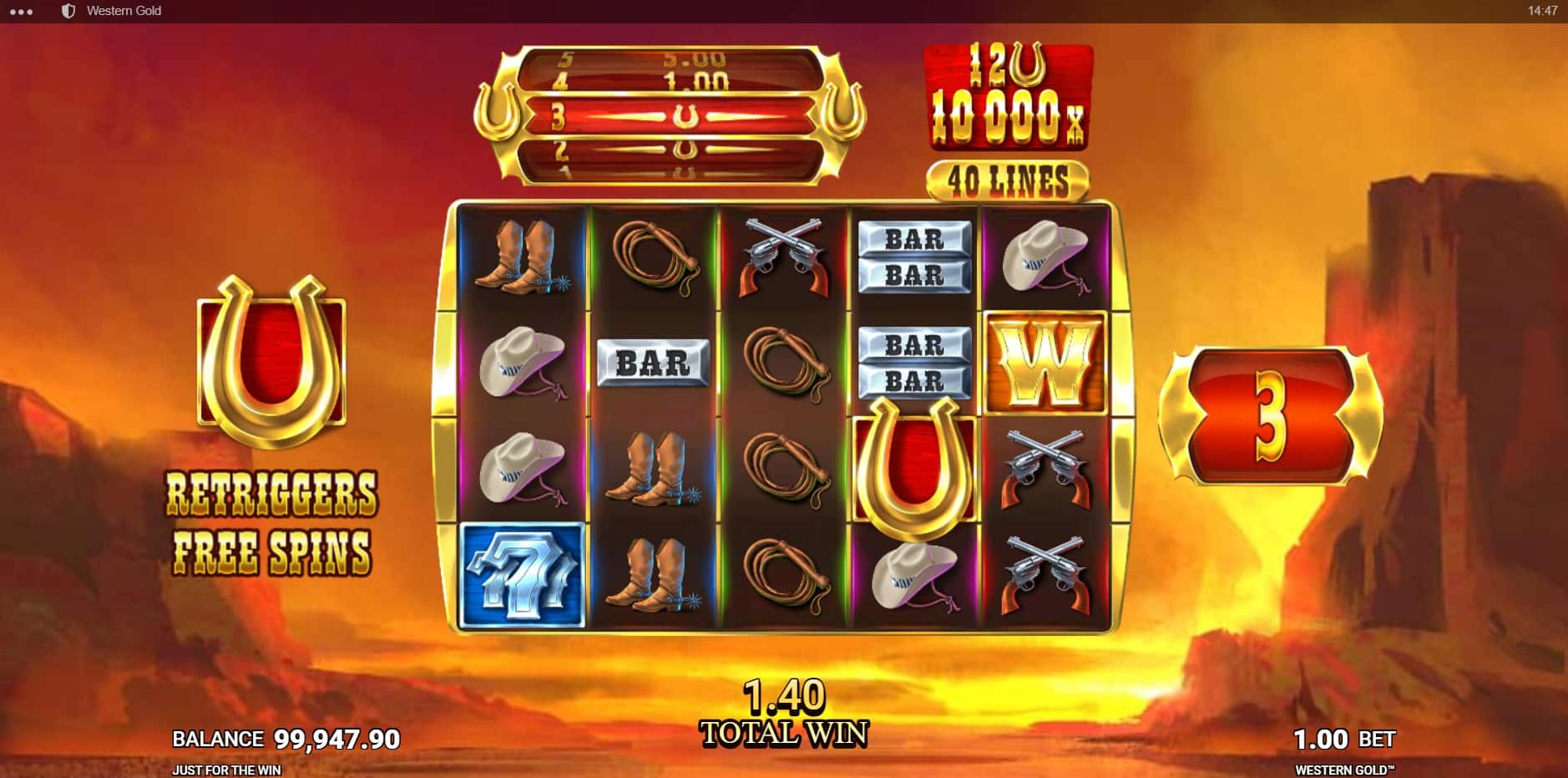 Western Gold slot