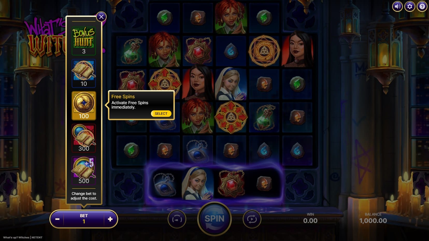 What's Up Witches slot
