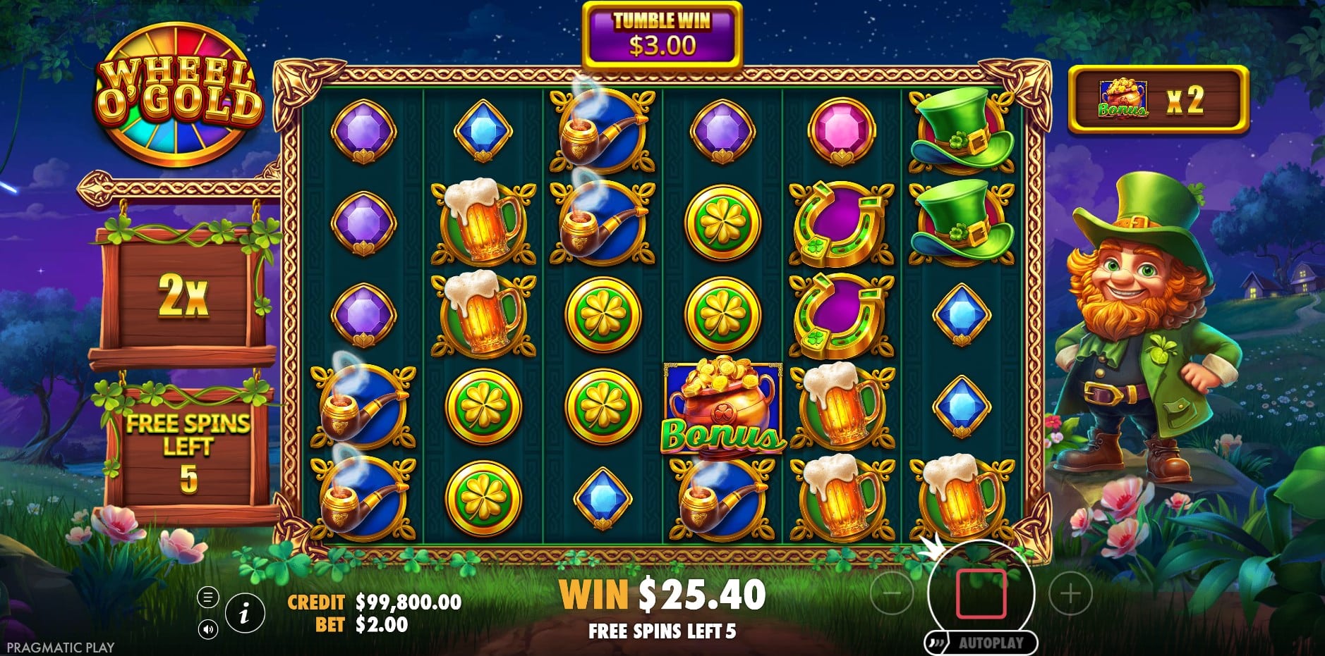 Wheel O' Gold slot