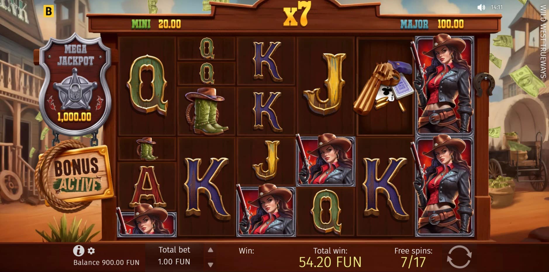 Wild West Trueways slot