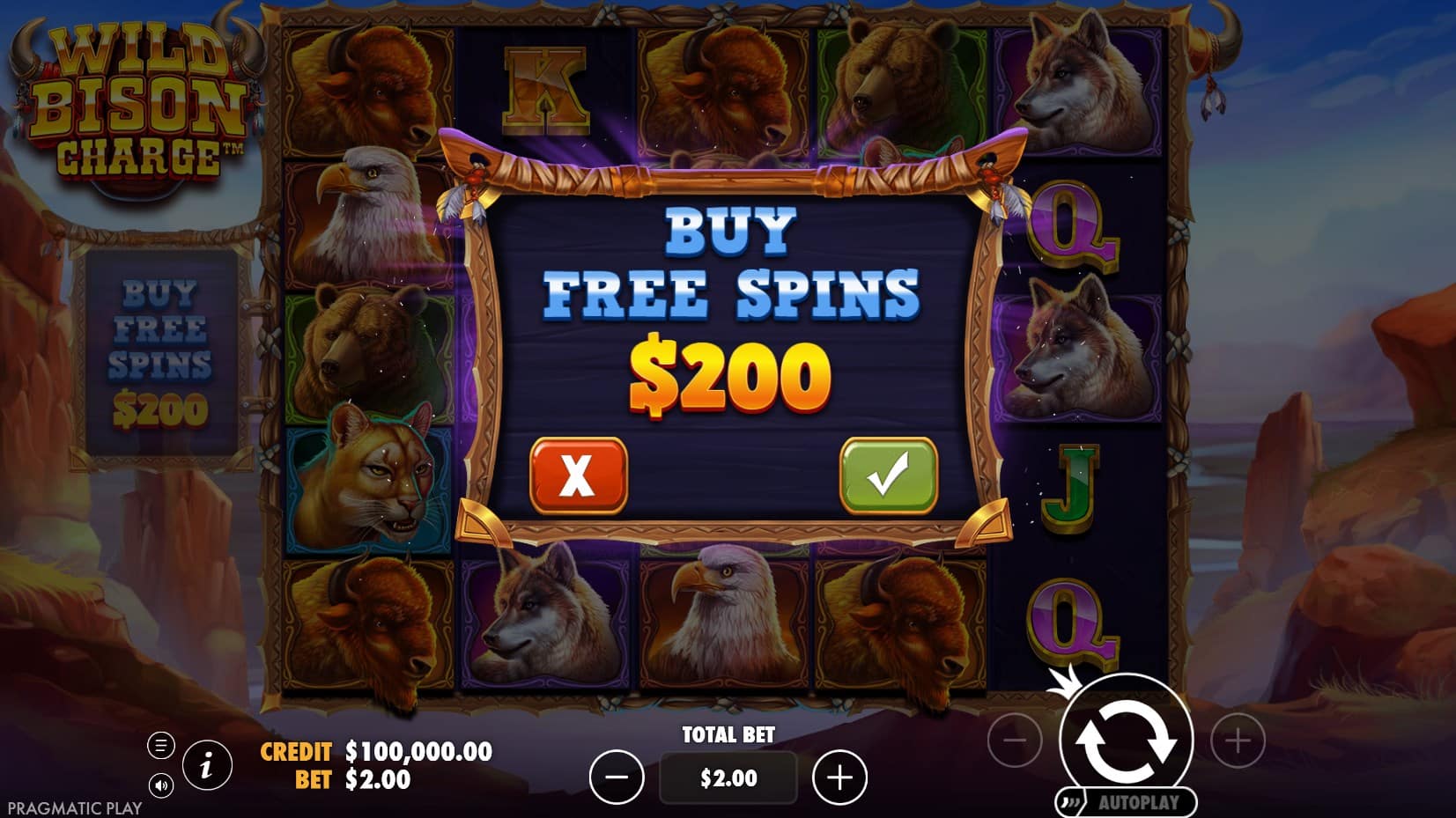 Wild Bison Charge slot