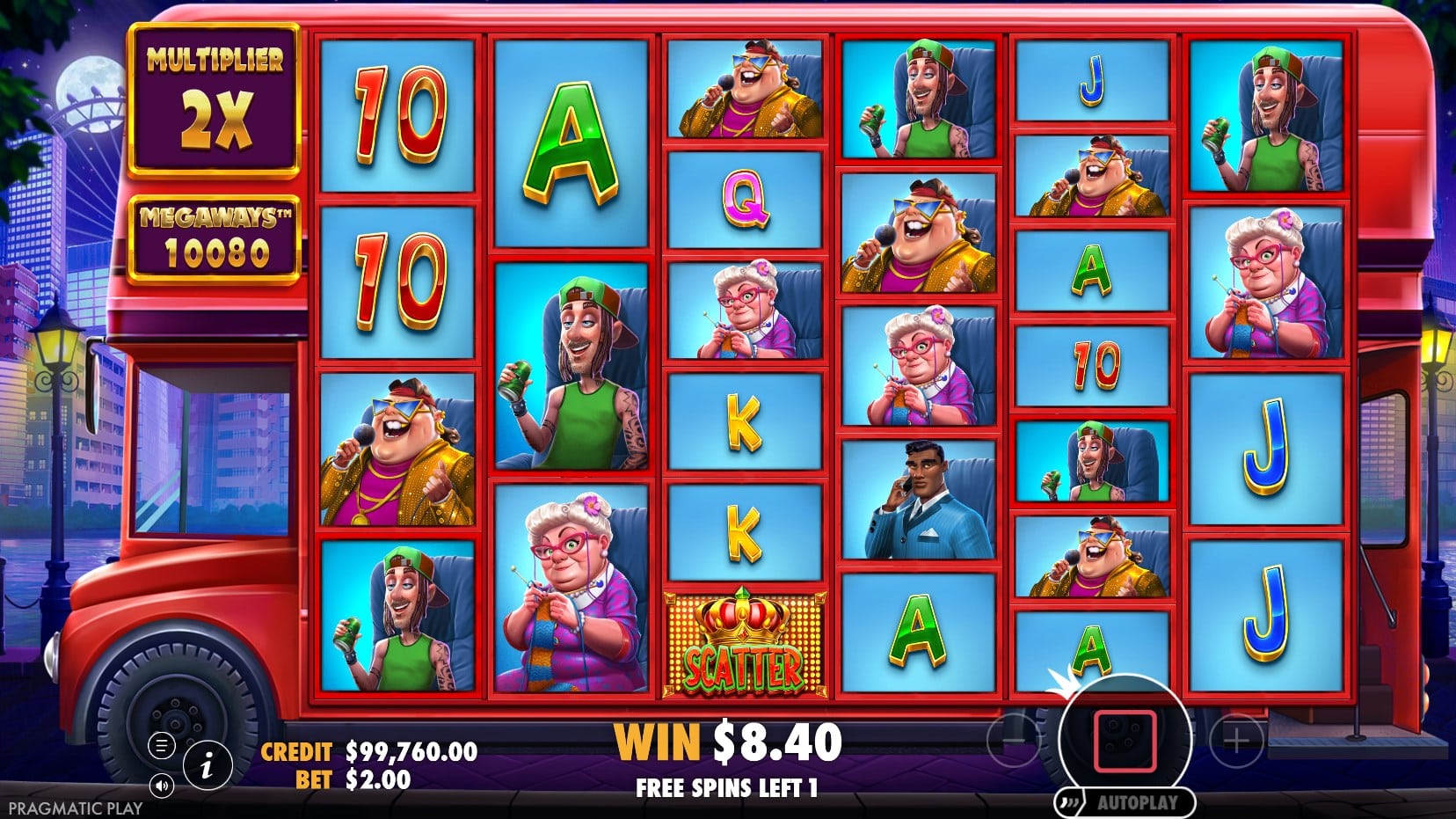 Wild Celebrity Bus Megaways slot