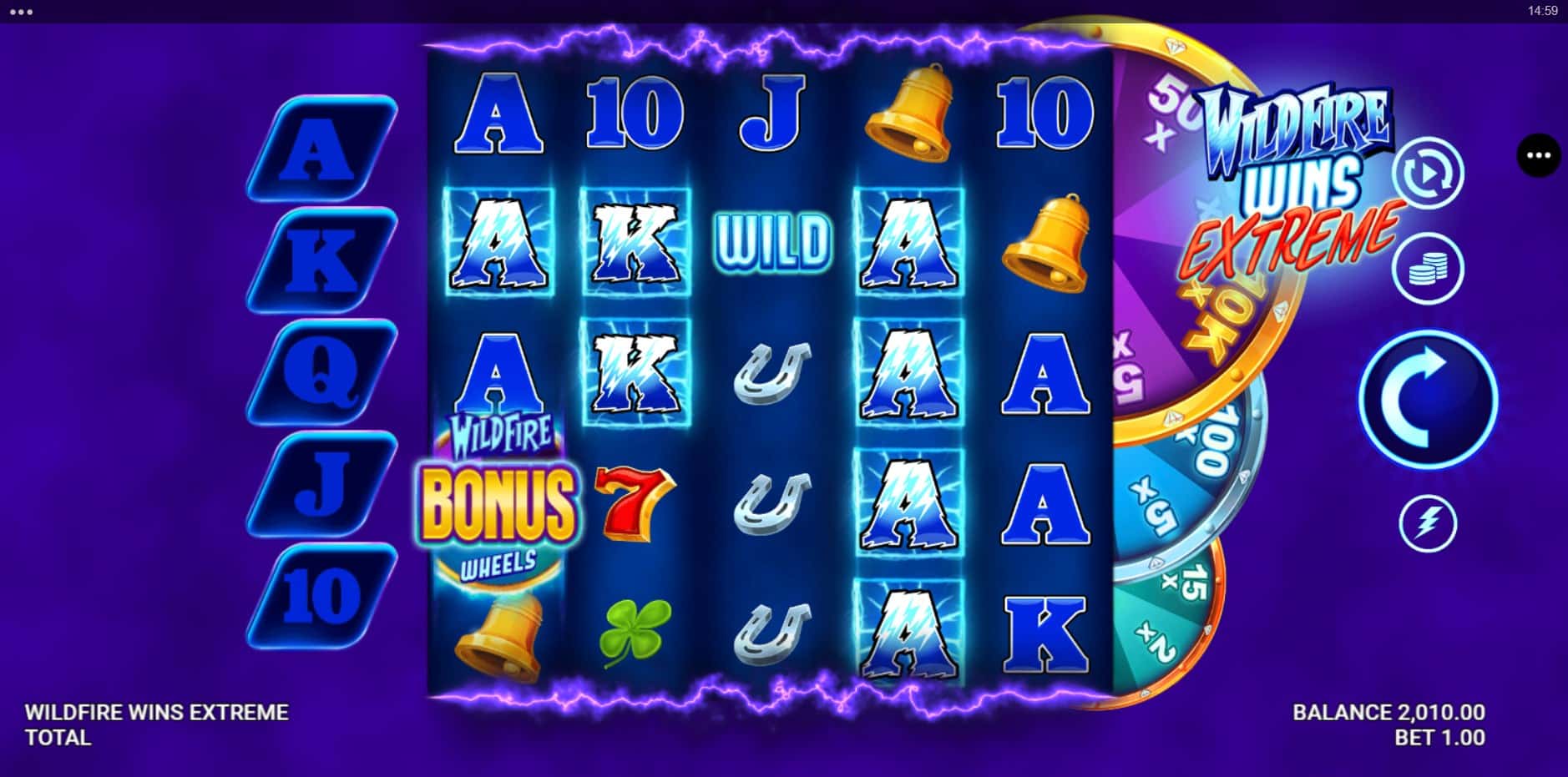 Wildfire Wins Extreme slot