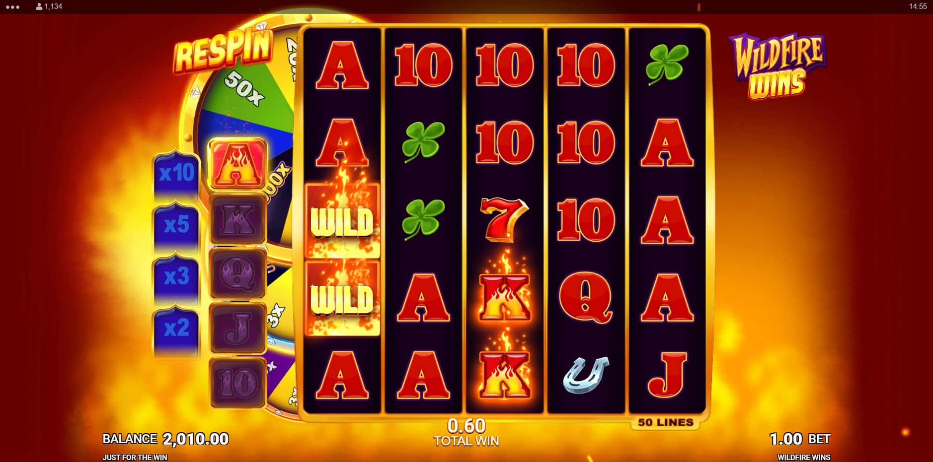 Wildfire Wins slot