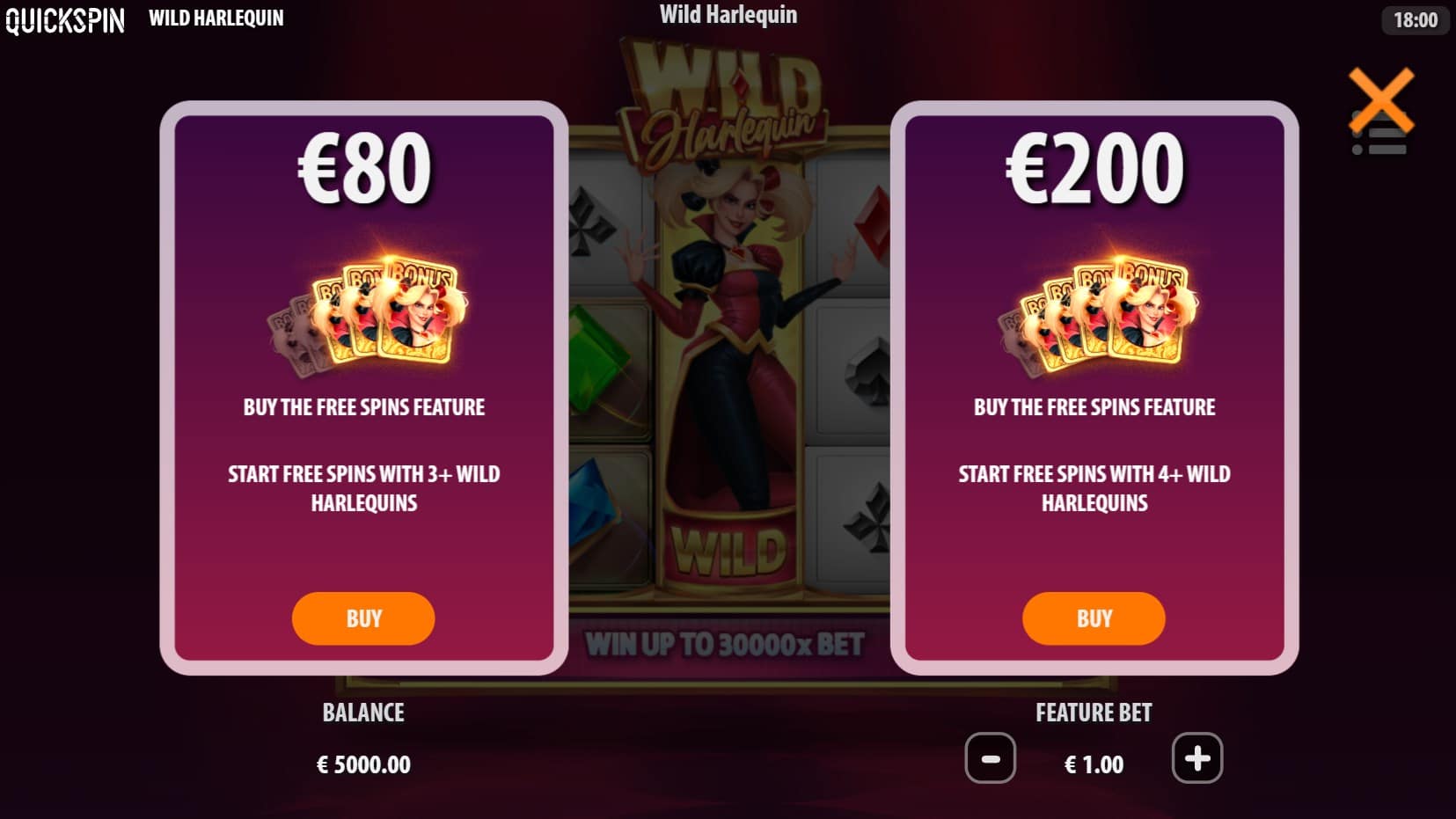 Wild Harlequin slot