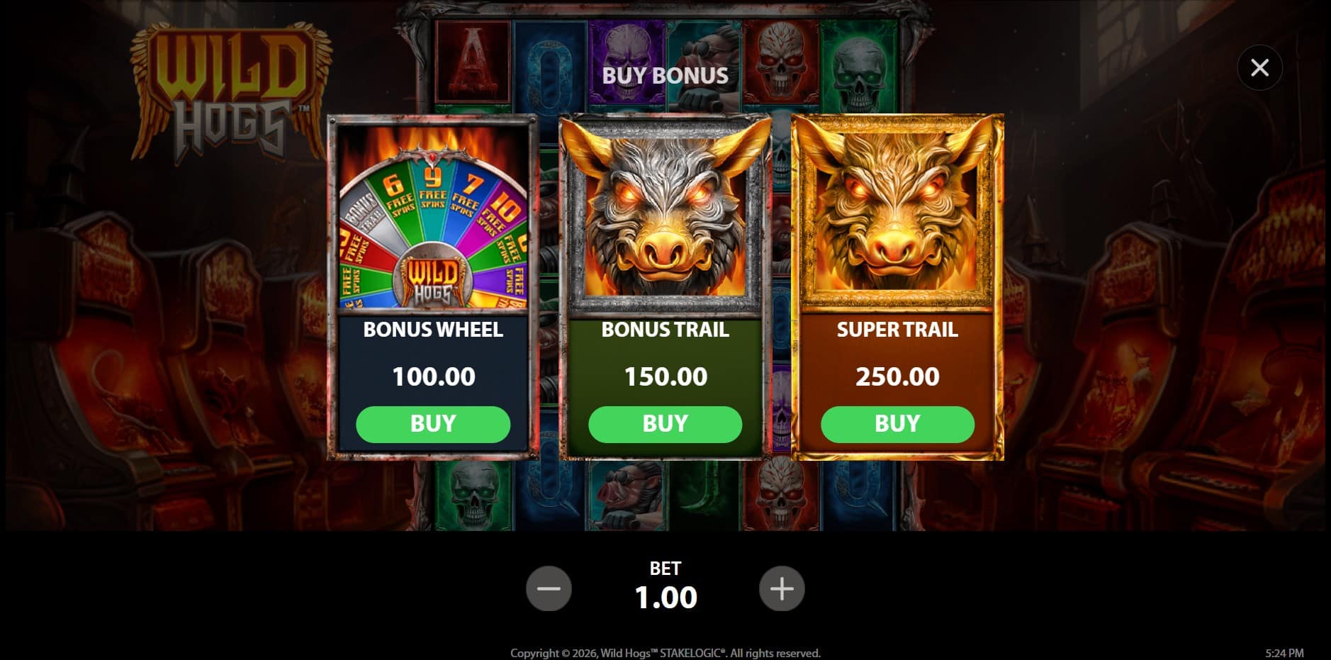 Wild Hogs slot