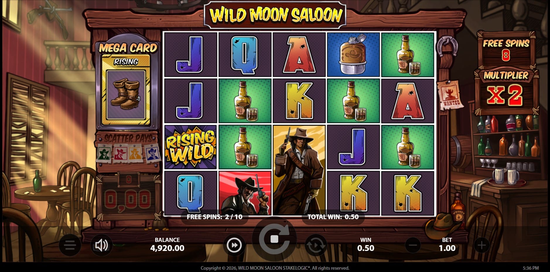 Wild Moon Saloon slot