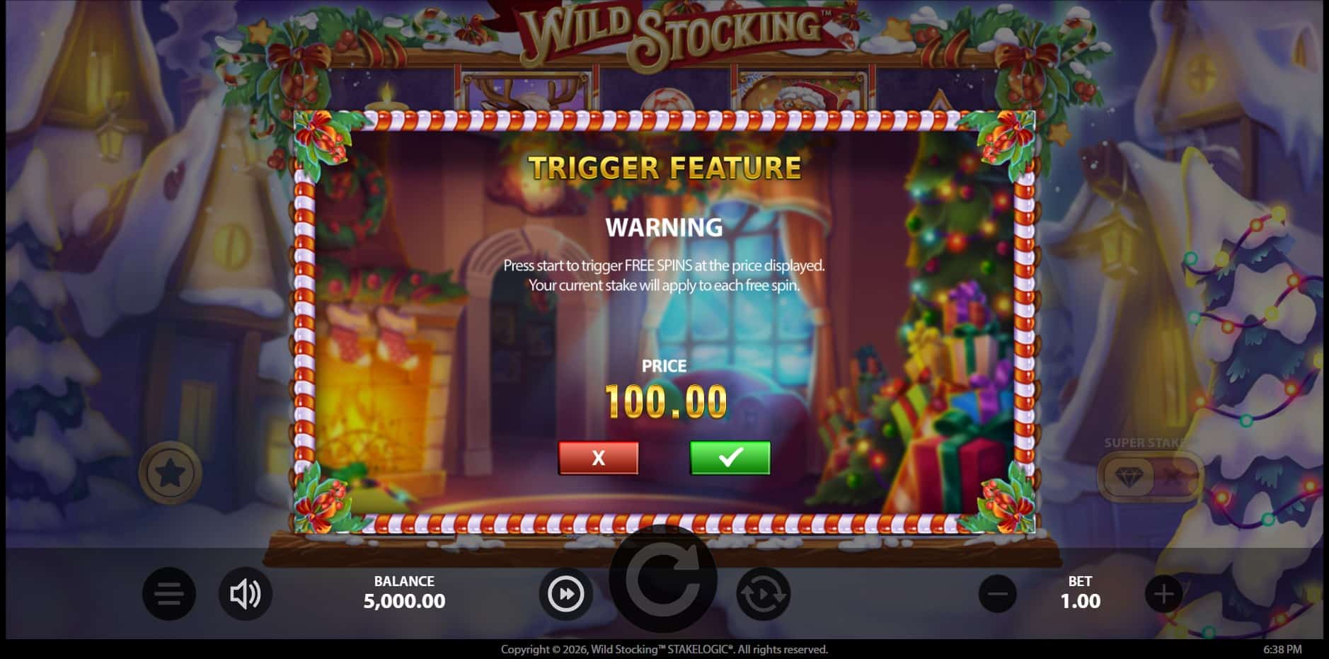 Wild Stocking slot
