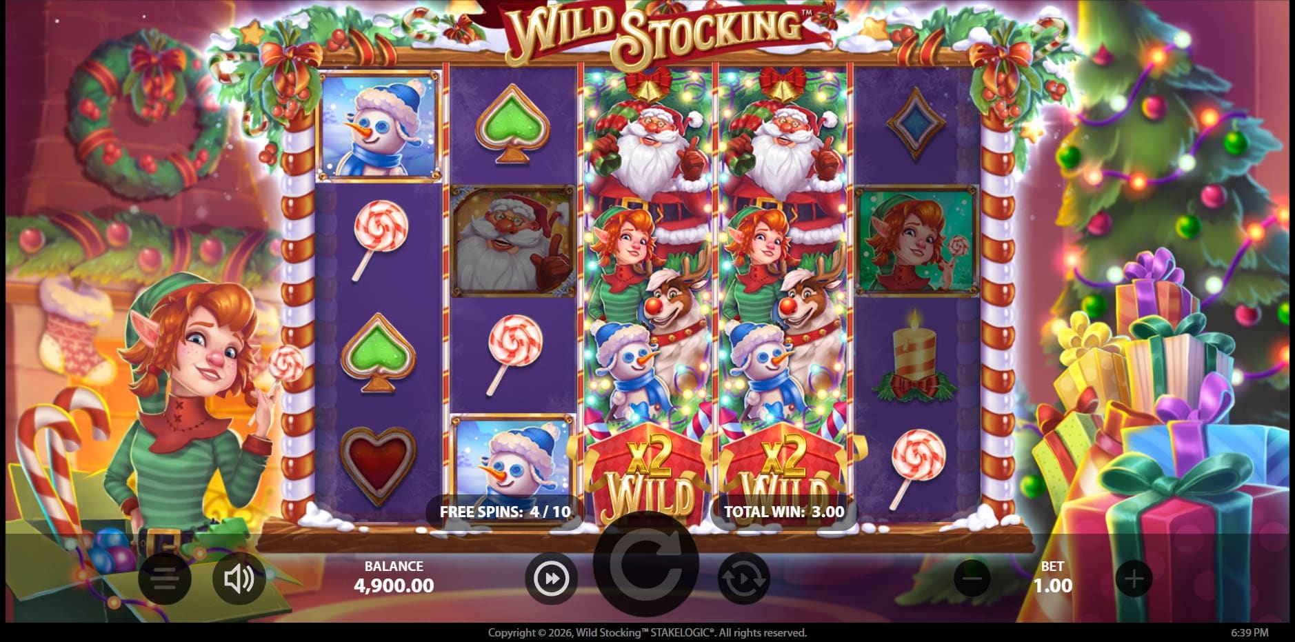 Wild Stocking slot