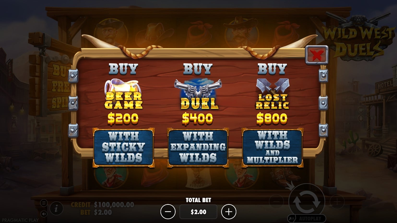Wild West Duels slot