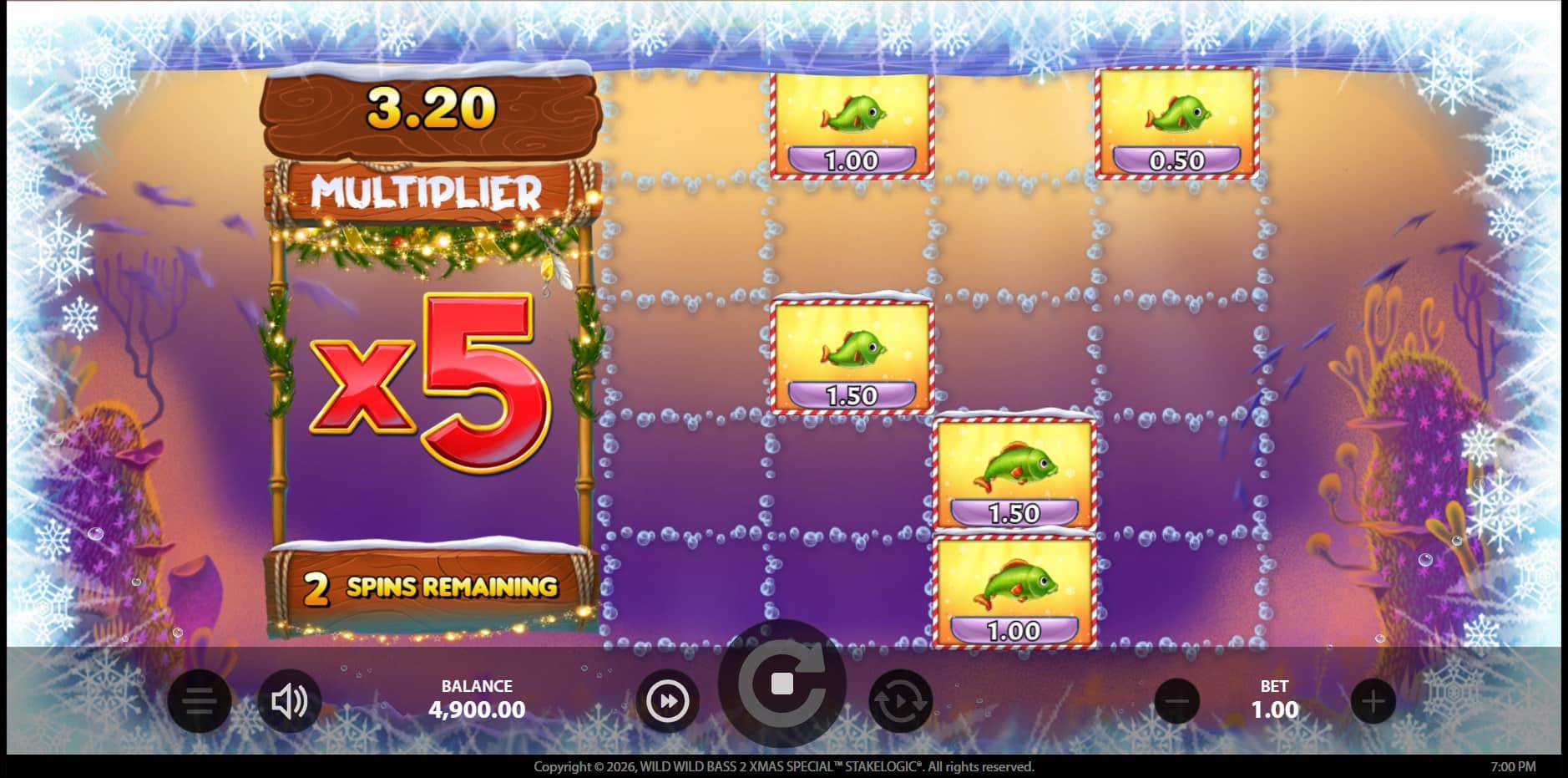 Wild Wild Bass 2 Xmas Special slot