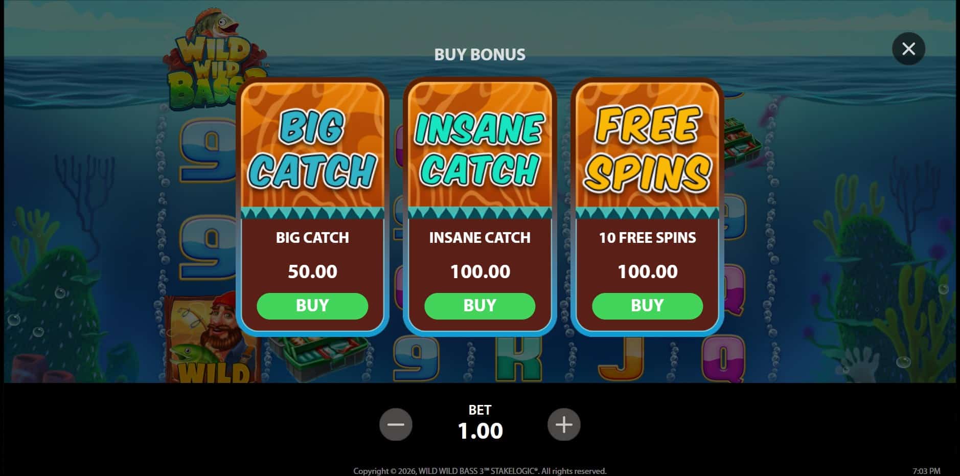 Wild Wild Bass 3 slot