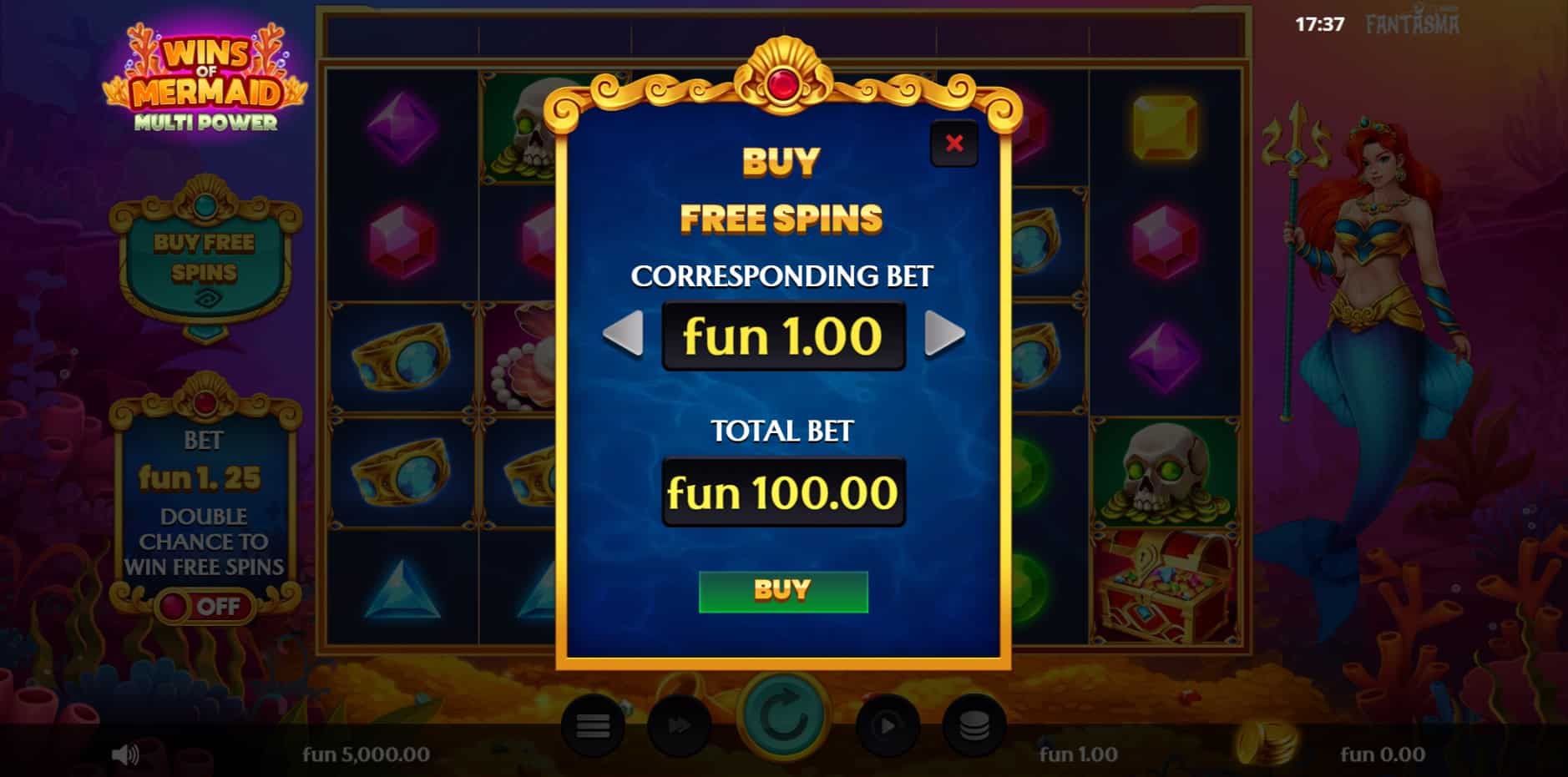 WIns of Mermaid Multipower slot