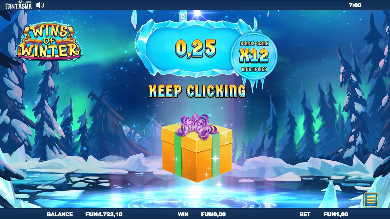 Wins of Winters slot