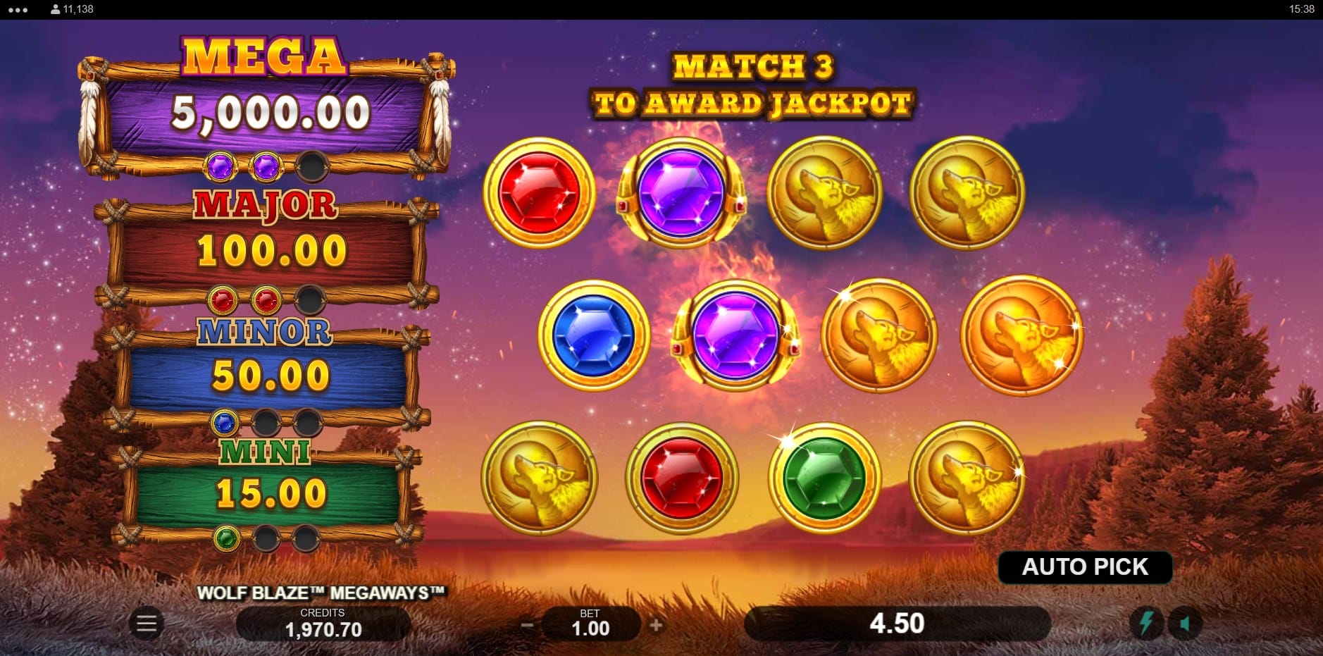 Wolf Blaze Megaways slot