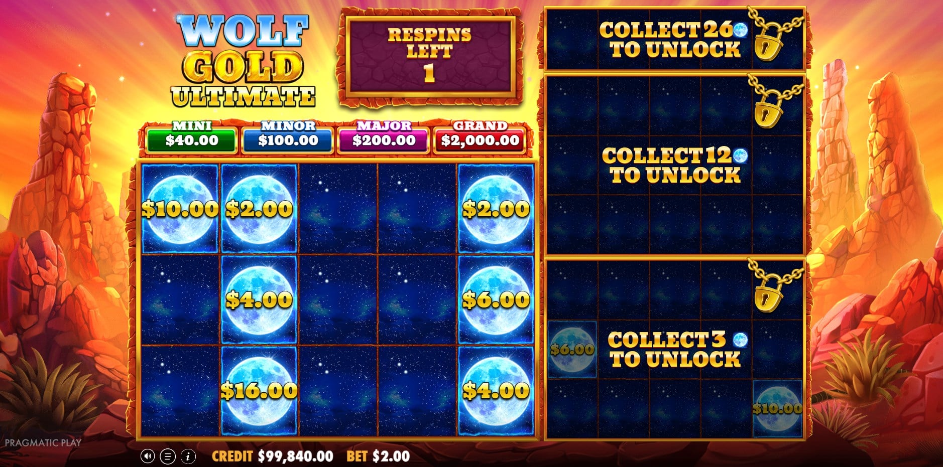 Wolf Gold Ultimate slot