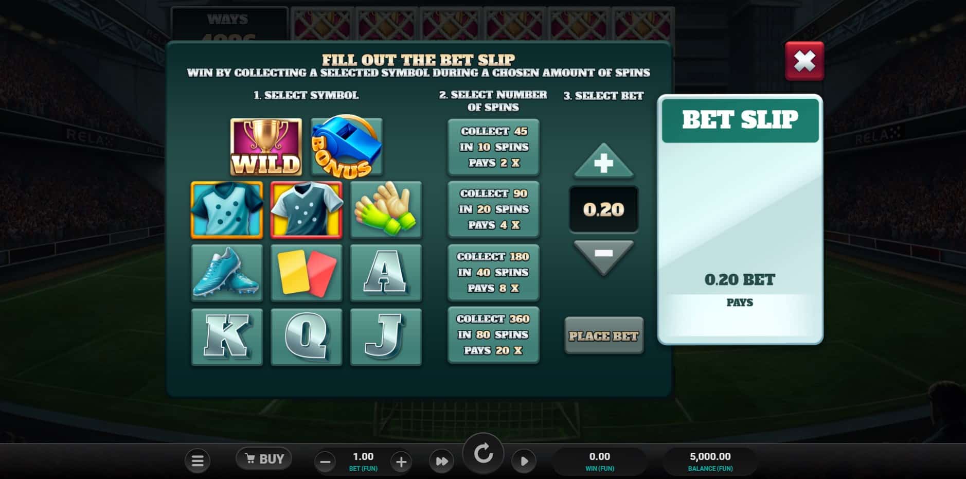 World Class Kick Off Dream Drop slot