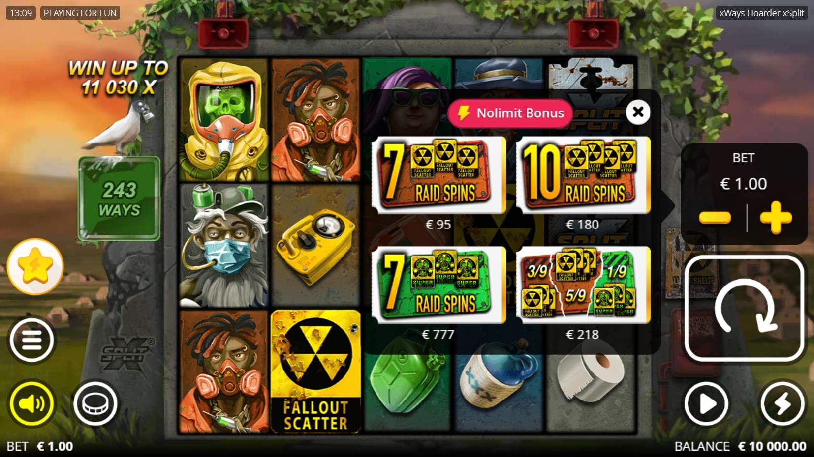 xWays Hoarder xSplit slot