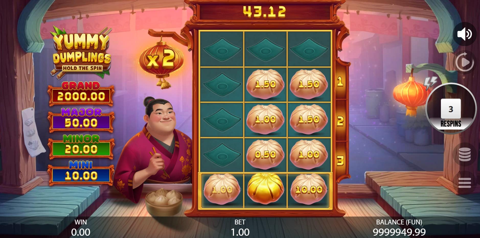 Yummy Dumplings: Hold the Spin slot